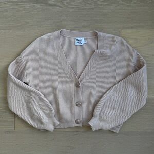 Light Pink Wool Cardigan